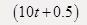 一平面简谐波的波动方程为，对x=-2.5m处的质元，在t=0...