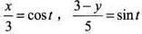 点在平面xOy内的运动方程，式中t为时间。点的运动轨迹应为（...