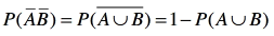 设事件A、 B互不相容，且P (A) =p, P(B) =q...