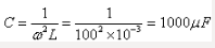 在图示正弦交流电路中，若，ω=1000rad/s，R=10Ω...