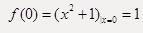 ，则x=0是f（x）的下面哪一种情况？（　　）