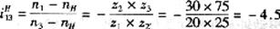 如图6-8-4所示轮系，已知各轮齿数分别为z1=20，z2=...